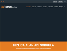 Tablet Screenshot of hemenhosting.com